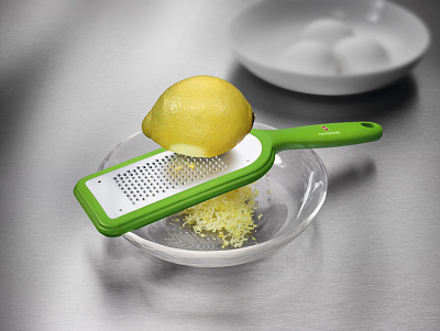 Тёрка мелкая VICTORINOX, 26 см, АБС-пластик / сталь, зелёная, в картонной коробке