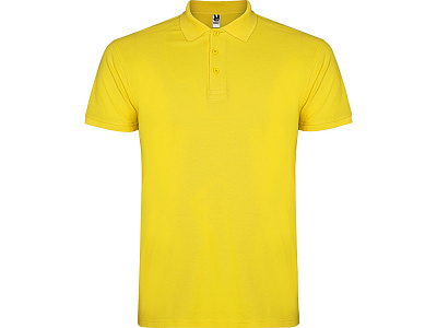Рубашка поло Star мужская (Желтый)