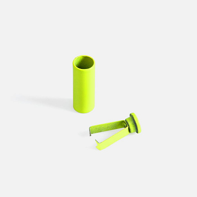 Наконечник для шнурка Nozzle, ver.2, желтый неон