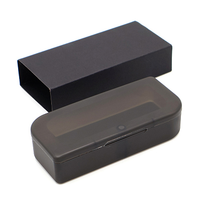 Флешка Shape с покрытием Софт Тач в футляре, зеленый