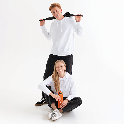 Худи с капюшоном, унисекс Алекс (Alex) белый, размер S (Белый)