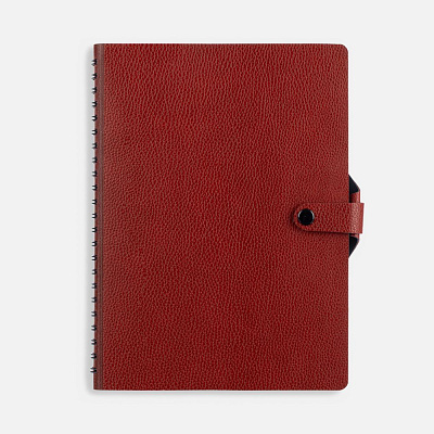 Ежедневник Strep Front на заказ, недатированный  (Красный)