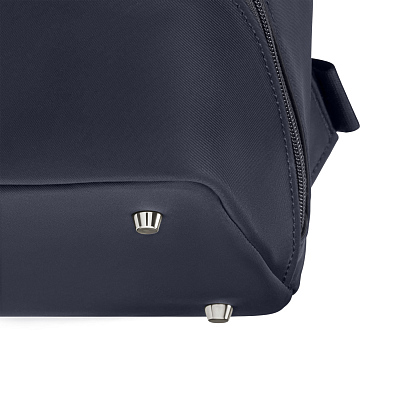 Рюкзак VICTORINOX Victoria Signature Compact Backpack, синий, нейлон/кожа, 30x16x38 см