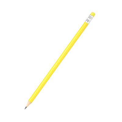 Карандаш с цветным корпусом Largo  (Желтый)
