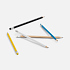 Карандаш простой Triangle с ластиком, синий - Фото 3