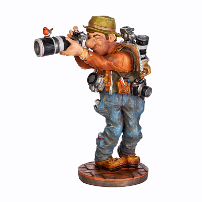 Скульптура "Фотограф" (Красный с синим) Скульптура "Фотограф" (Красный с синим)