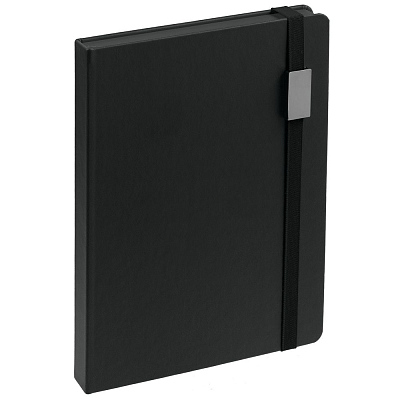Ежедневник New Factor Metal, черный (Чёрный)