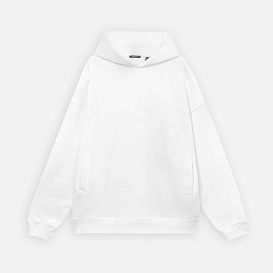 Худи оверсайз унисекс FUSION , размер XL/2XL (Белый)