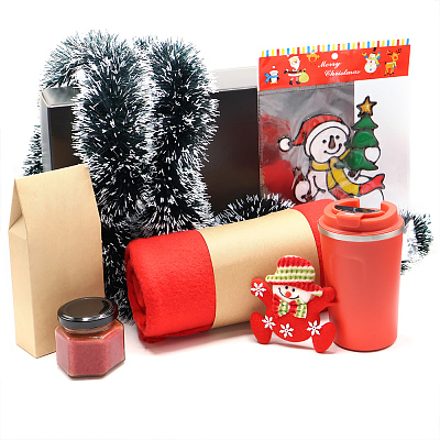 Подарочный набор Уют Box  (Красный)