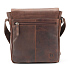 Сумка через плечо KLONDIKE DIGGER «Erin», натуральная кожа в темно-коричневом цвете, 26 x 24 х 6 см - Фото 5