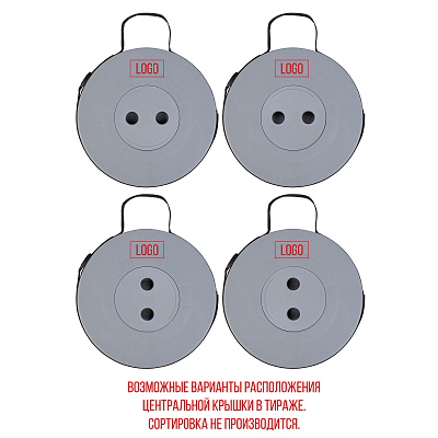 Телескопический стул "Tourist", серый с черным