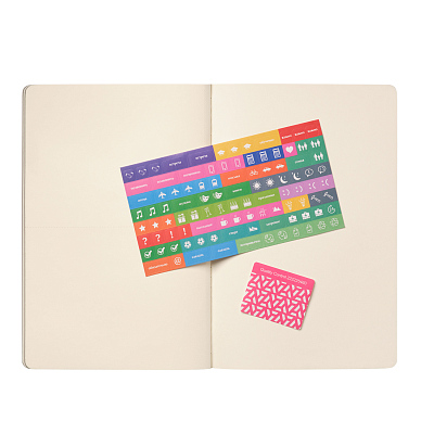 Блокнот Альфа Слим (Alpha slim), синий