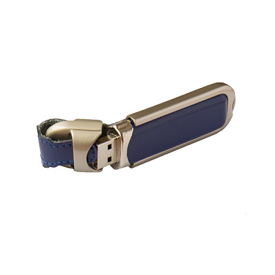 Кожа 10 Милитари , 16Гб, переходник мини-универсальный (Синий)