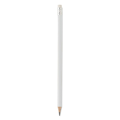 Natural pencil with eraser (Белый)