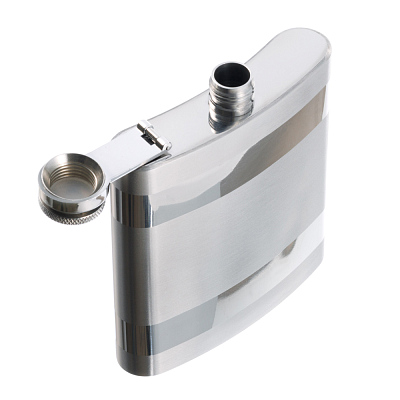 Фляга S.Quire 0,18 л, сталь, серебристая