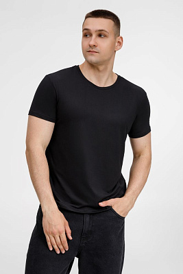 Футболка унисекс Senti, черная (Чёрный)