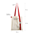 Шоппер Superbag с ремувкой 4sb (неокрашенный с красным) - Фото 4