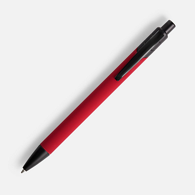 Ручка шариковая Undertone Black Soft Touch, красная