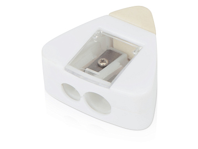 Точилка с ластиком Easy duo (Белый)