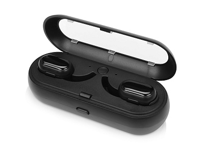 Беспроводные наушники Pals с зарядным чехлом (Чёрный)