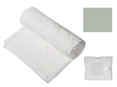 Светящийся в темноте плед Lattice (Белый)