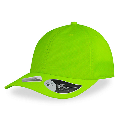 Бейсболка ENERGY, 6 клиньев, застежка на липучке (Неоновый желтый)