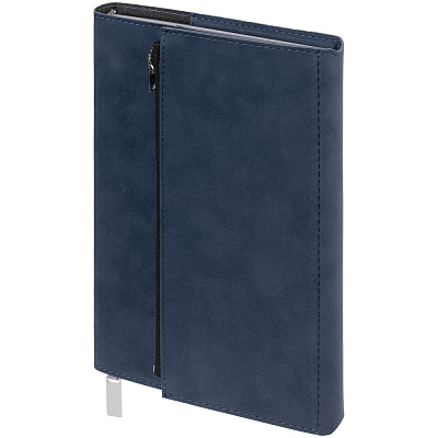 Ежедневник Grace на заказ, недатированный, темно-синий (Тёмно-синий)