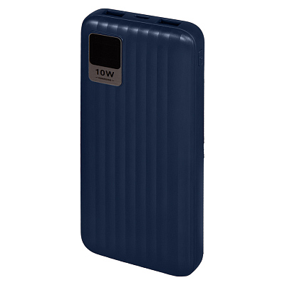 Универсальный аккумулятор Wave 10 (10000 мАч) , 14,9х6.7х1,6 см (Синий)