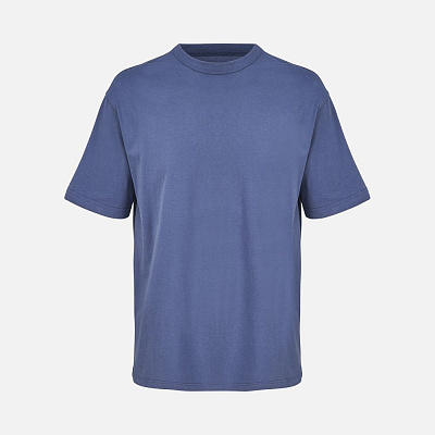 Футболка оверсайз мужская Boxy Men, синяя (джинс) (Синий)