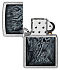 Зажигалка ZIPPO Evil Tree с покрытием Street Chrome, латунь/сталь, серебристая, 38x13x57 мм - Фото 4