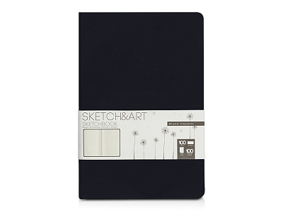 Скетчбук Sketch & Art 100 г/м2, soft-touch (Чёрный)