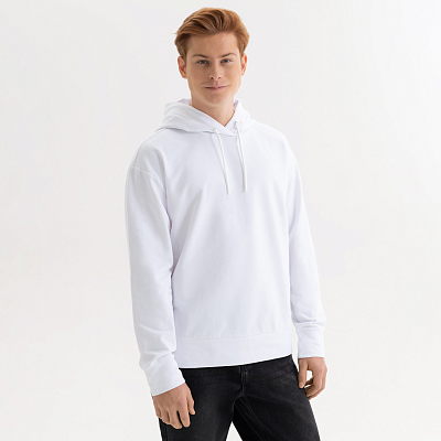 Худи с капюшоном, унисекс ALEX белый (Белый)