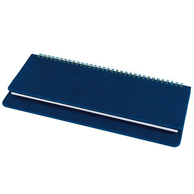 Планинг недатированный Bliss, размер 140х300 мм, в линейку (Тёмно-синий)