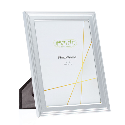 Рамка для фотографии Jardin D'Ete, алюминий, стекло, фото 15 х 20 см (Серебристый)