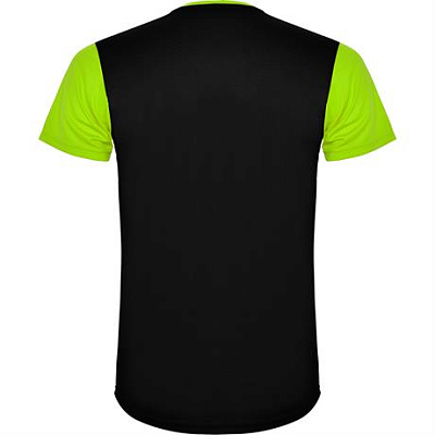 Спортивная футболка DETROIT мужская, ЛАЙМ ЯРКИЙ/ЧЕРНЫЙ 2XL