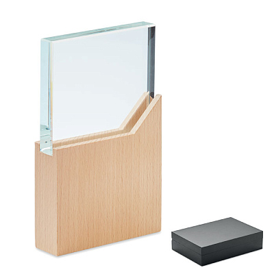 Награда хрустальная (Древесный)