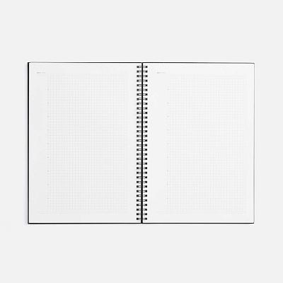 Ежедневник Notera Maxi, недатированный, черный