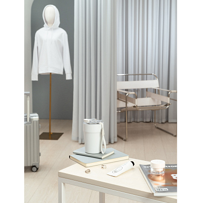 Термокружка вакуумная Монако (Monaco), белая