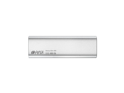 Внешний SSD накопитель Honsu Slim 480 480GB USB3.1 Type-C Slim (Серебристый)