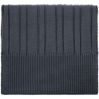 Шарф Knit Beat, серый (графит)
