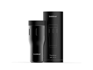 Вакуумная термокружка Tumbler, 470 мл (Черный)