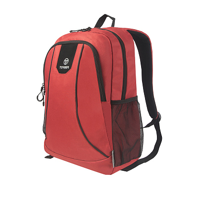 Рюкзак TORBER ROCKIT с отделением для ноутбука 15,6", красный, полиэстер 600D, 46 х 30 x 13 см