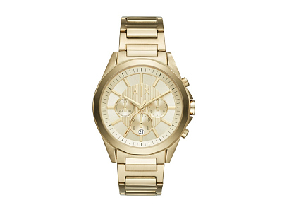 Часы наручные, мужские (Корпус- желтое золото, циферблат- желтое золото, крепление- желтое золото)