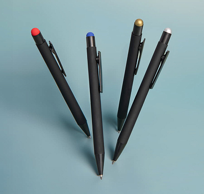 Ручка шариковая FACTOR BLACK со стилусом