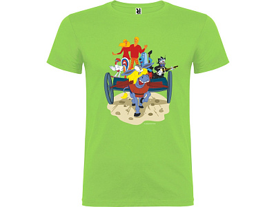 Футболка Бременские музыканты мужская (Зеленое яблоко)