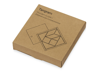 Деревянная головоломка Tangram