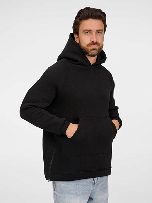 Худи унисекс оверсайз Easy Street, черное