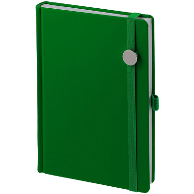 Ежедневник Favor Metal, недатированный, ярко-зеленый (Ярко-зелёный)