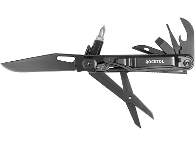 Нож-мультитул Rocktol 12 в 1 (Чёрный)