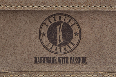 Бумажник KLONDIKE «Tony», натуральная кожа в коричневом цвете, 12 х 9 см